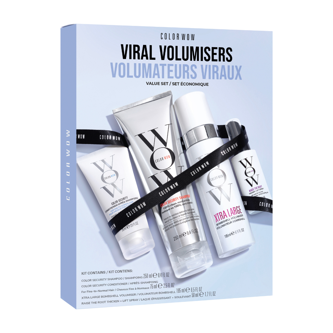 Color Wow Viral Volumisers Kit – Shampoo, Conditioner, Volumiser & Root Lift Spray